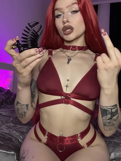 Your cock belongs to a cage, not to you…