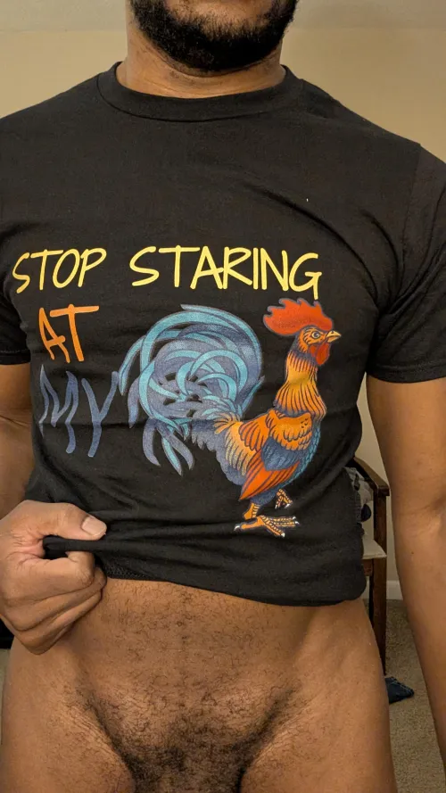 You're making it blush