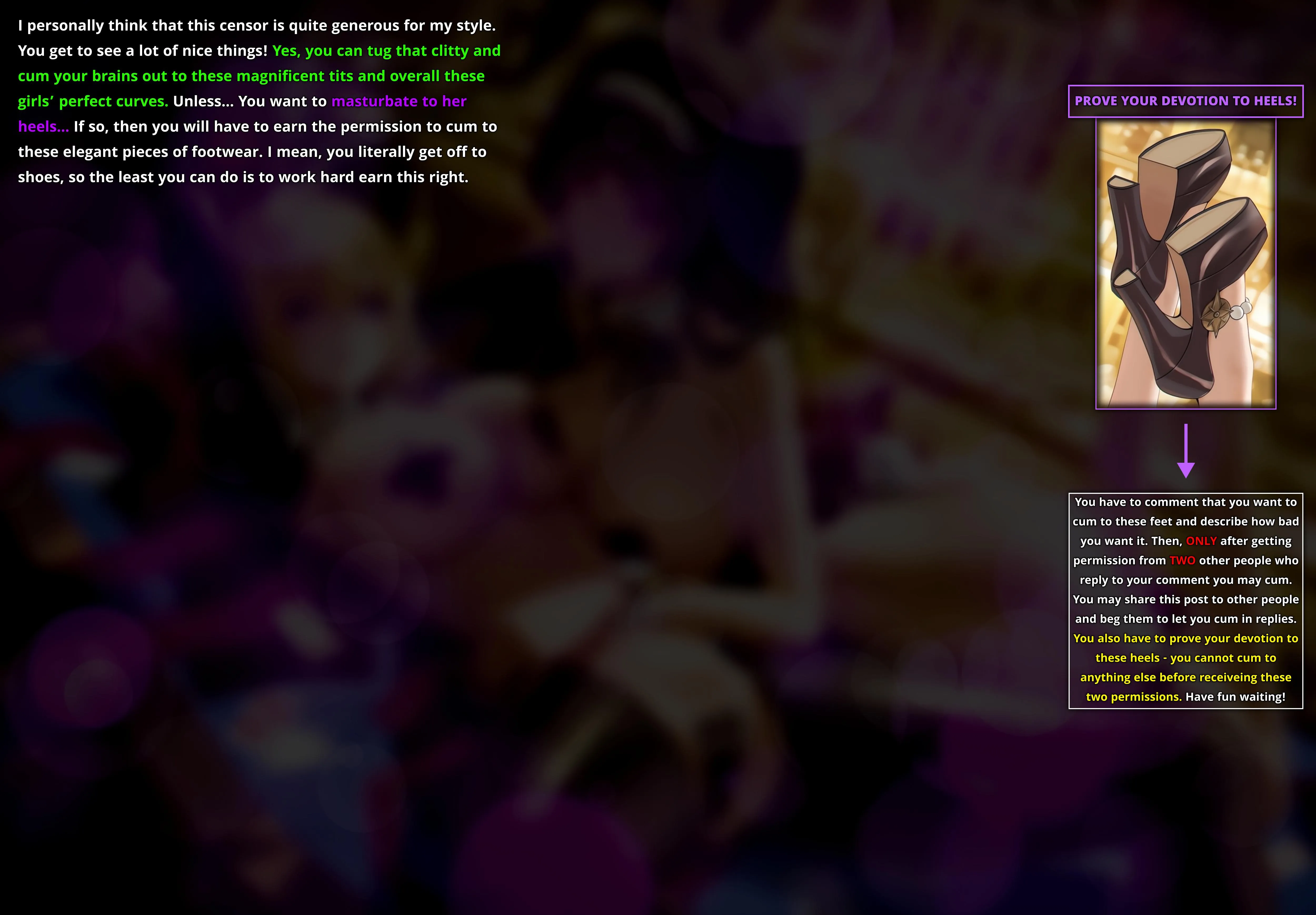 Chastity censor challenge #6 Special!