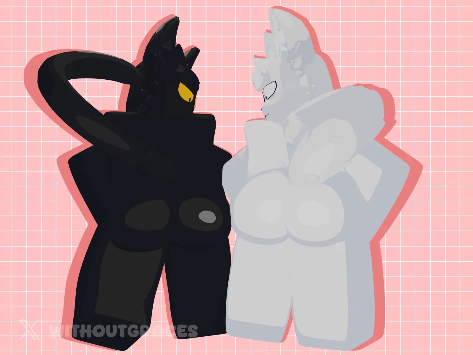 Double trouble. (@WithoutGraces on X)