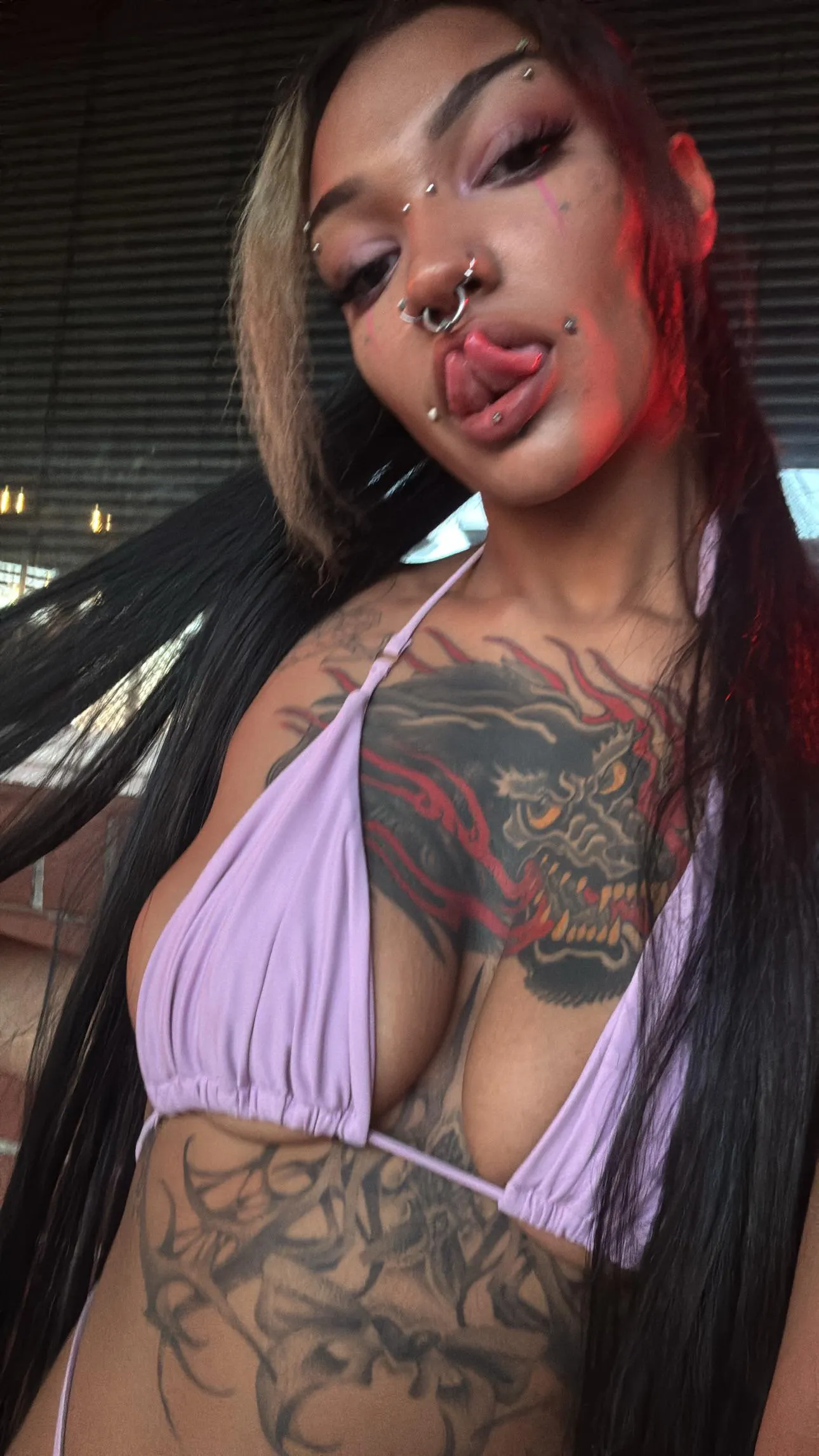 Ever kissed a girl with two tongues?