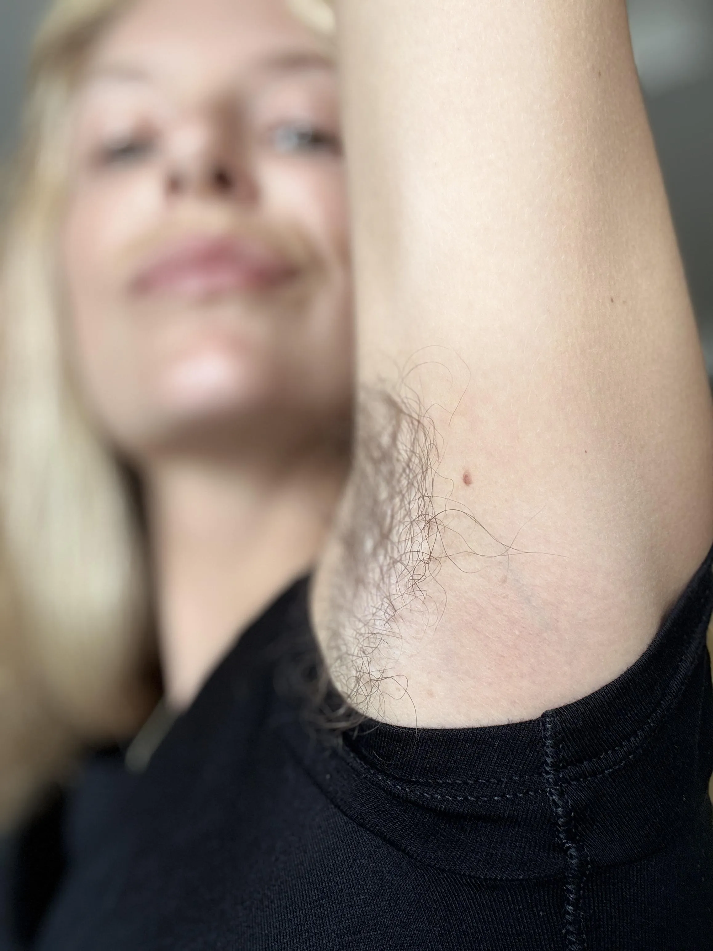 Getting close and personal with those hairy pits - how close is too close?