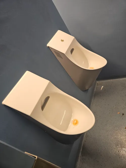 Public bathroom in the old town of Thun, Switzerland