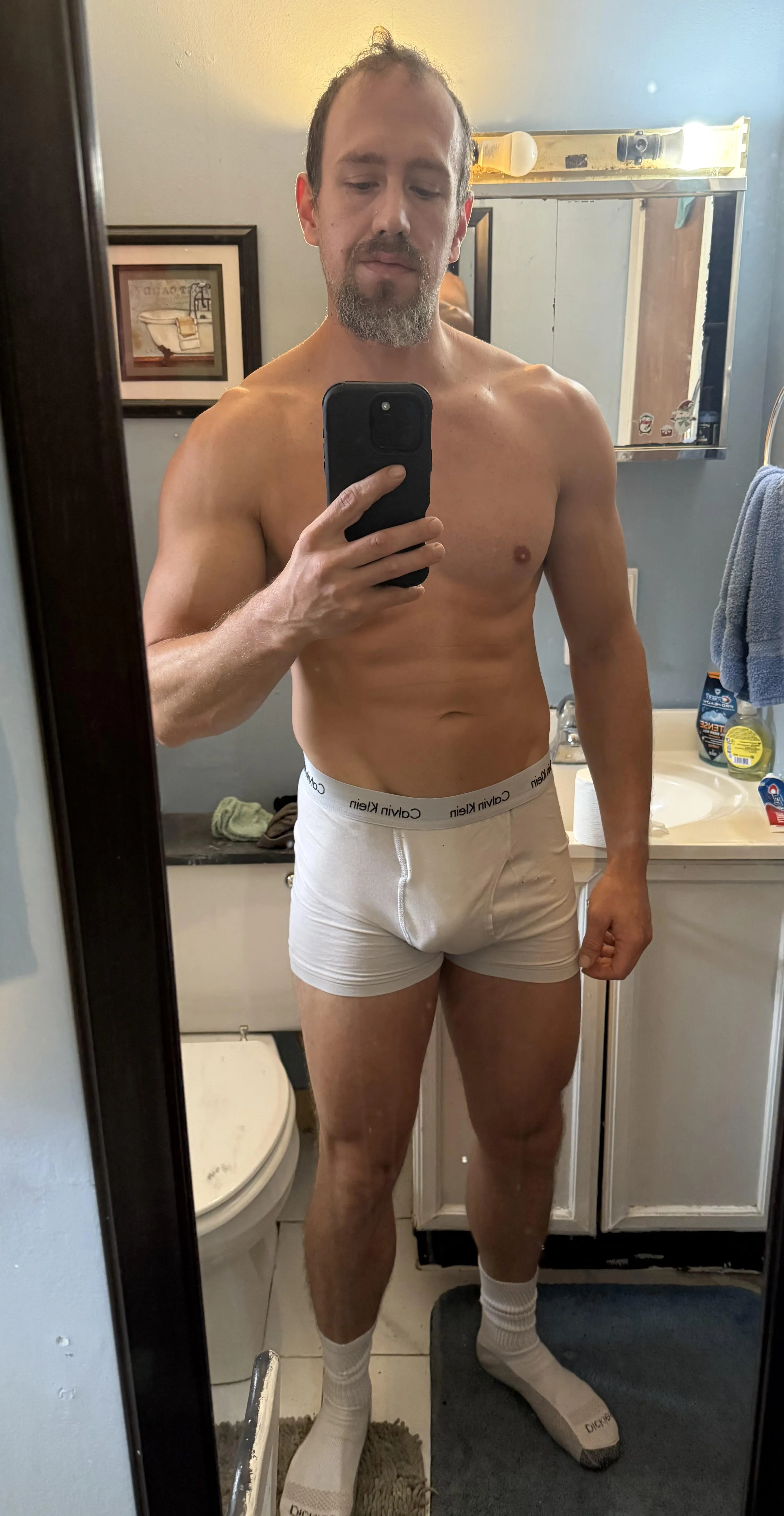 Relaxing in the white today