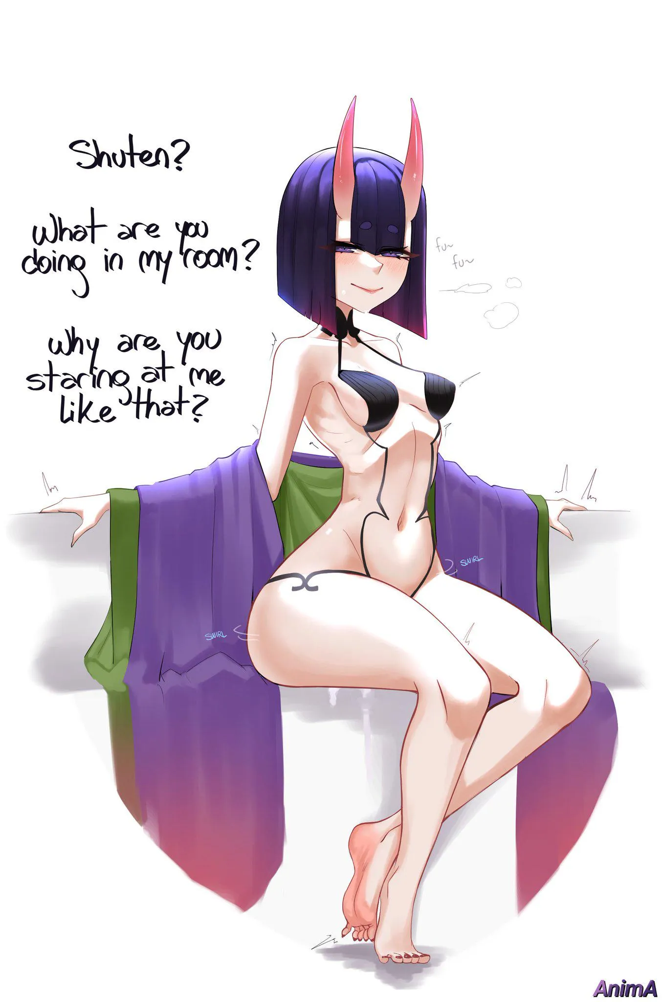Shuten Snuck into Your Room (AnimaAtaraxiA)