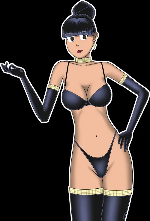 Striptease inspired fanart