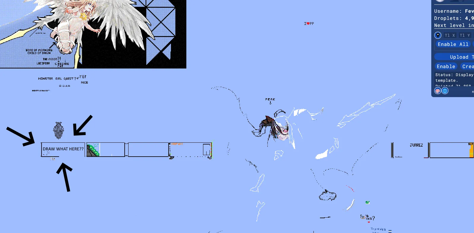 Theres a koron (i haven't reached her part yet so i don't know the name) being made near the Lucifina (just wanted to share) Theres a koron (i haven't reached her part yet so i don't know the name) being made near the Lucifina (just wanted to share)