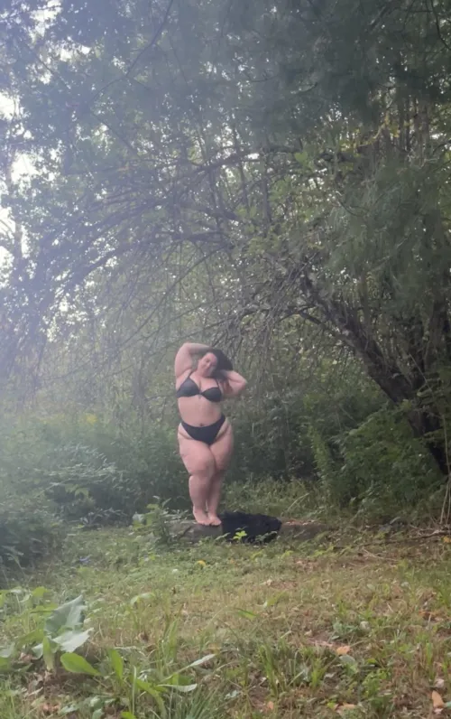 A real life fertility statue