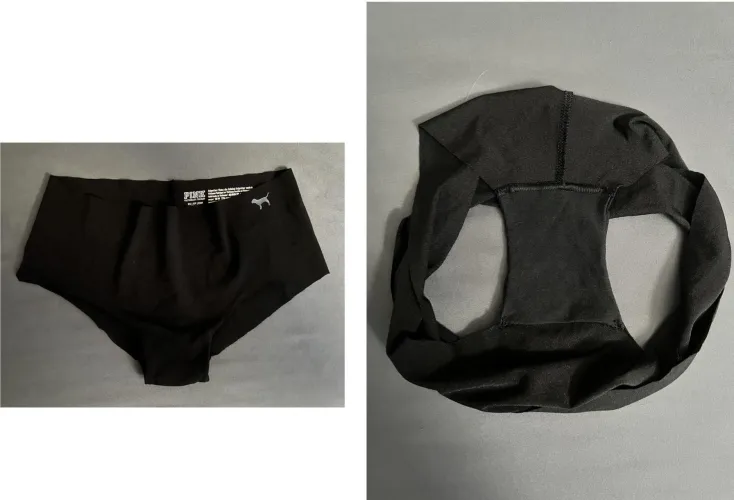 Black cheekies ready to be ruined [selling]💋