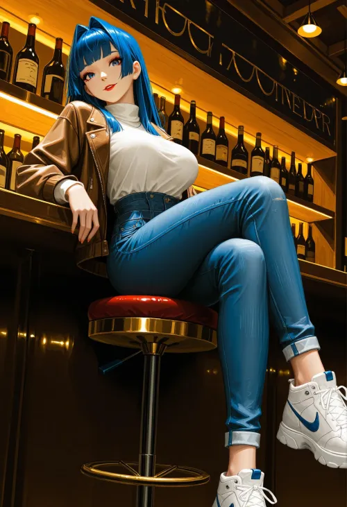 [Hololive] Ouro Kronii at a bar