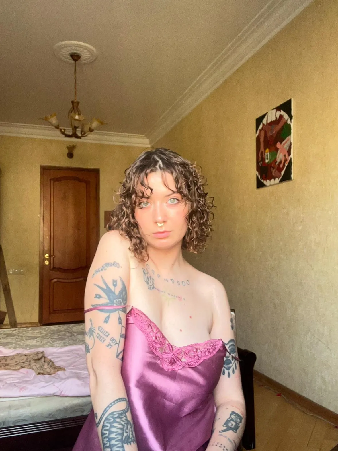 If you see me changing clothes, what are your actions?