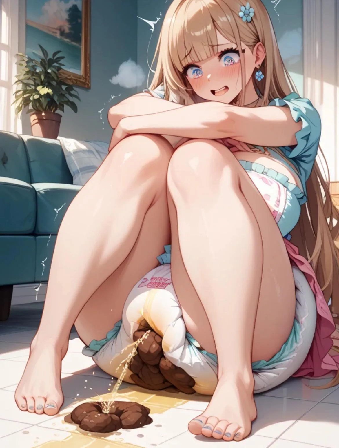 Imagine being in the same diaper forever