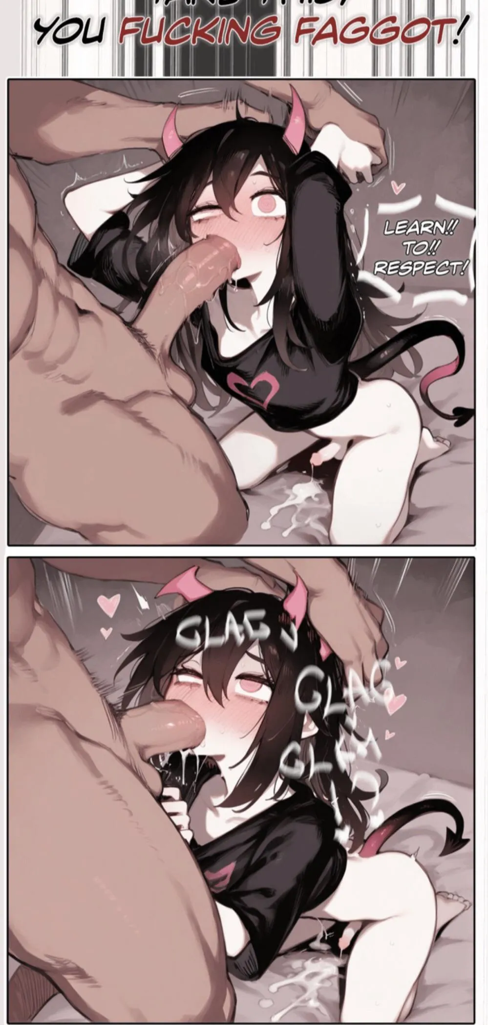 Just want to be forced to take it all~<3