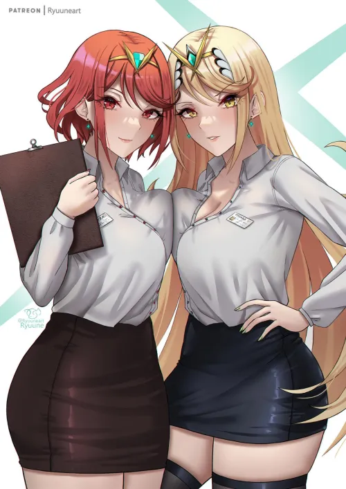 OL Pyra and Mythra [Xenoblade]