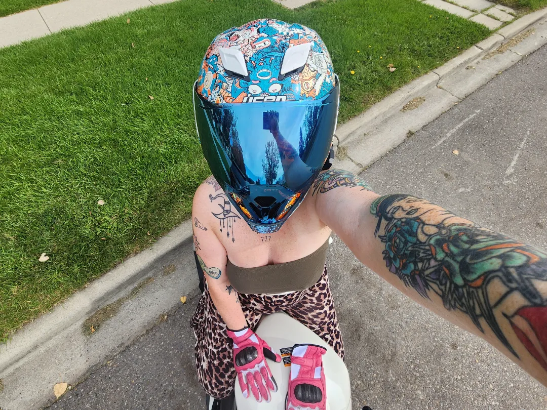 Too hot for all that gear 😉