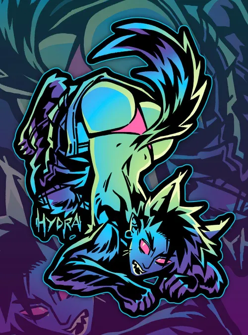 Wolfboy sticker (kxllHydra)