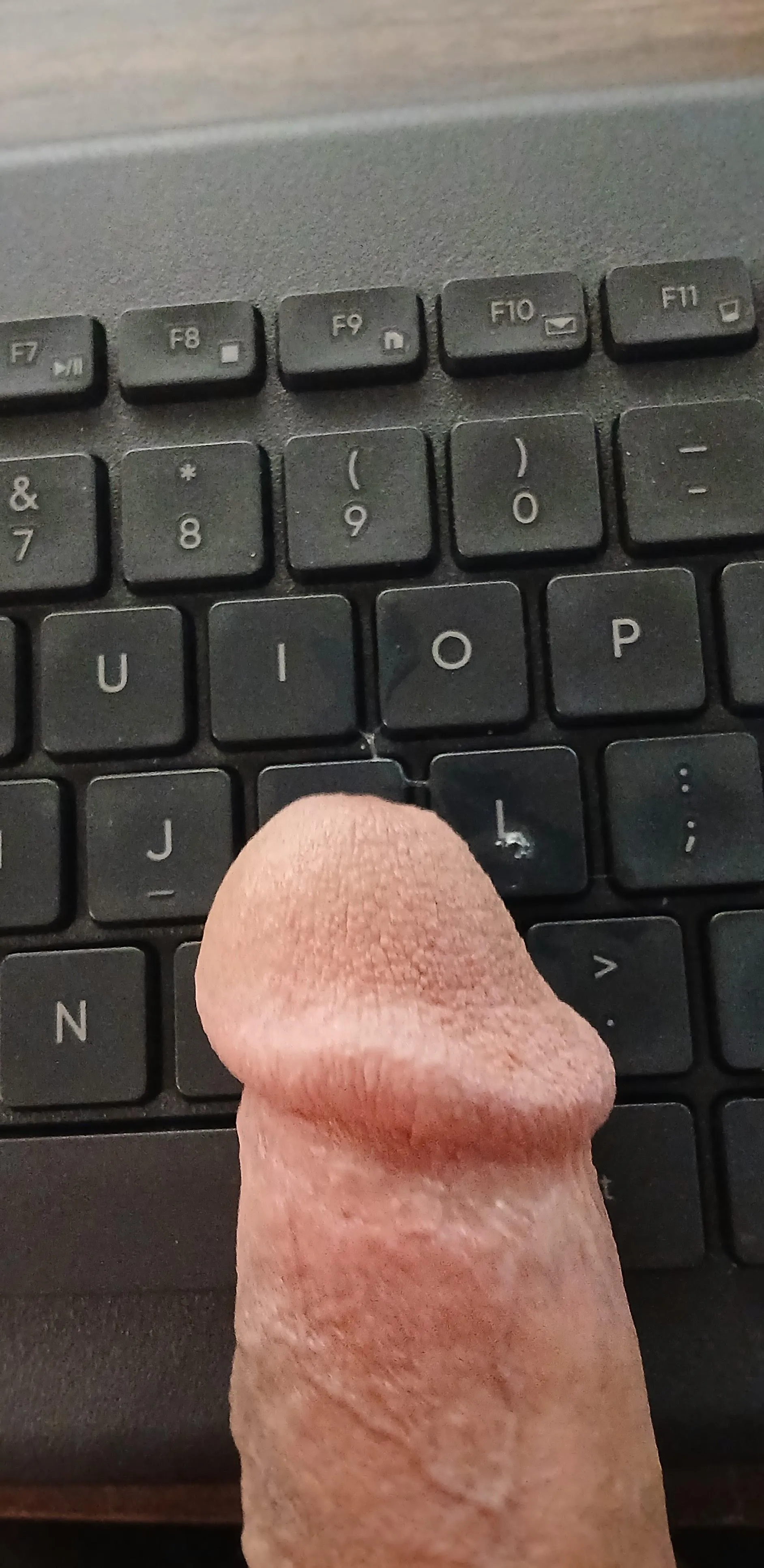 Boss says he prefers me typing with my dick