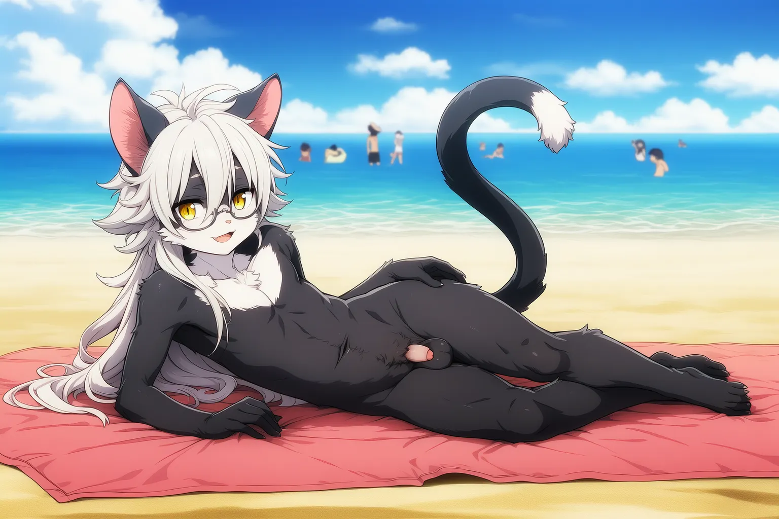 Chilling at the beach