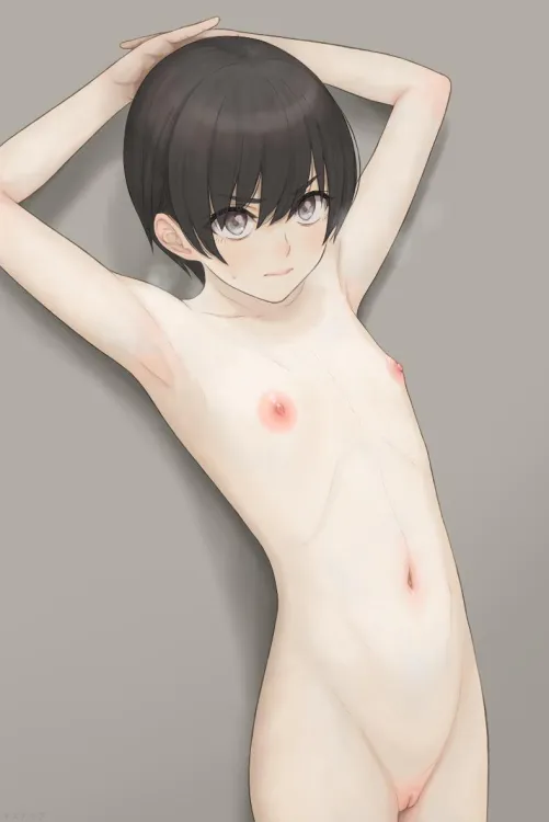 Could easily pass a male swimsuit challenge if it wasn't for those large areolas