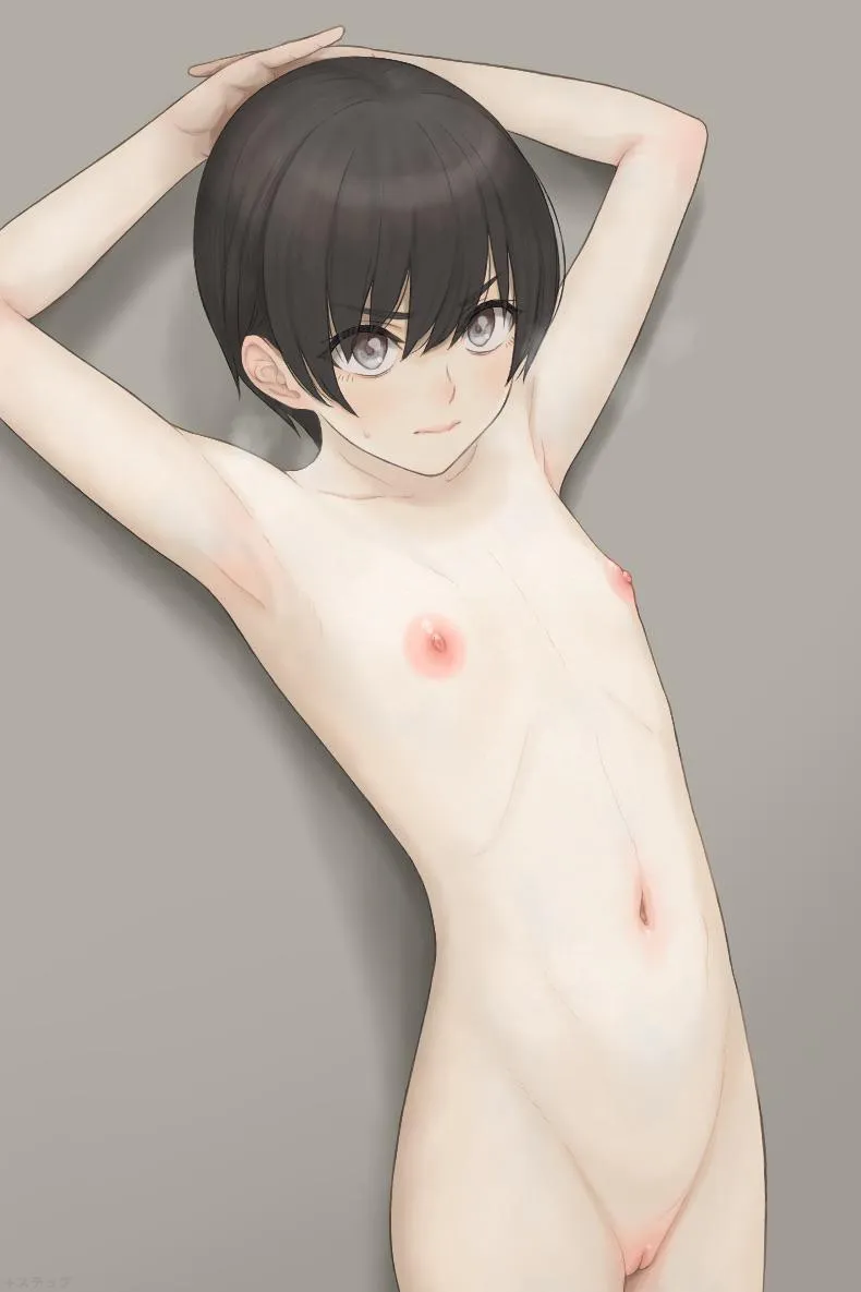 Could easily pass a male swimsuit challenge if it wasn't for those large areolas