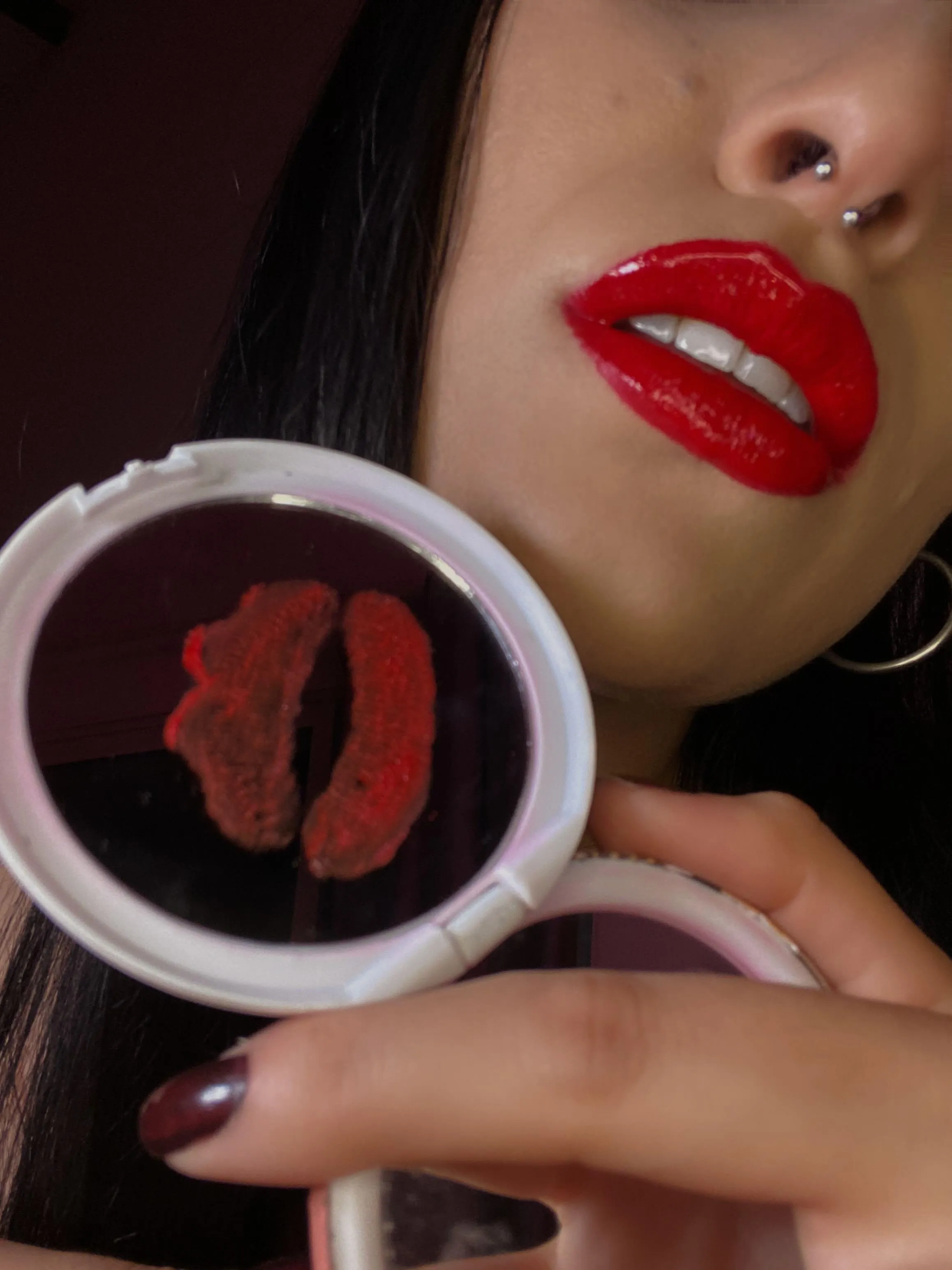 Do you want my sticky red kisses all over your body?