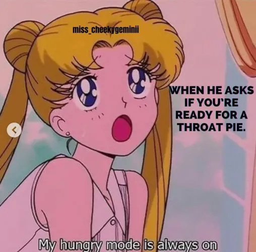 Her hunger mode is always on