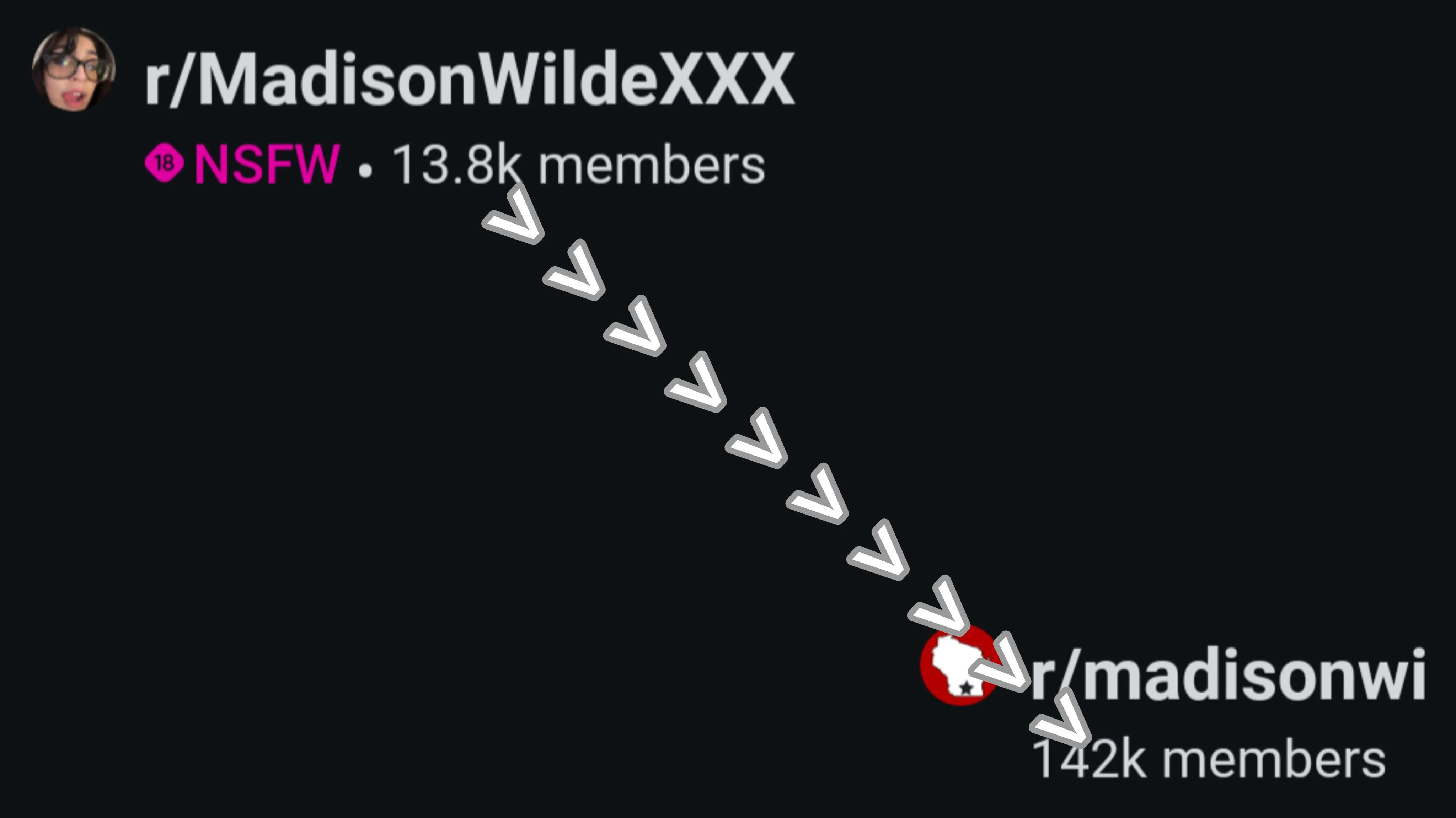 If you are new here, please  follow. It's a disturbance in the universe that madisonwi has more followers than madisonwildexxx