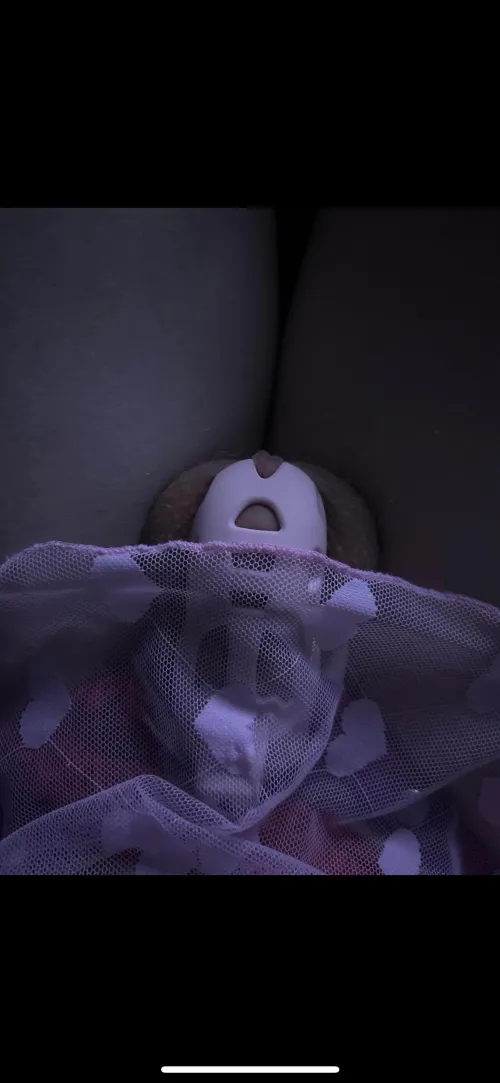 Just a little beta with a cute locked clit