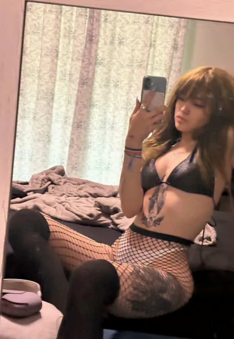 just a young tatted girl