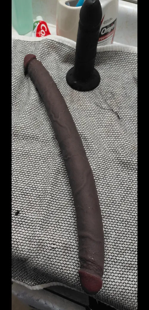 Just Got this yesterday, along with the inflatable vibrating anal toy. Going to play with it this morning.