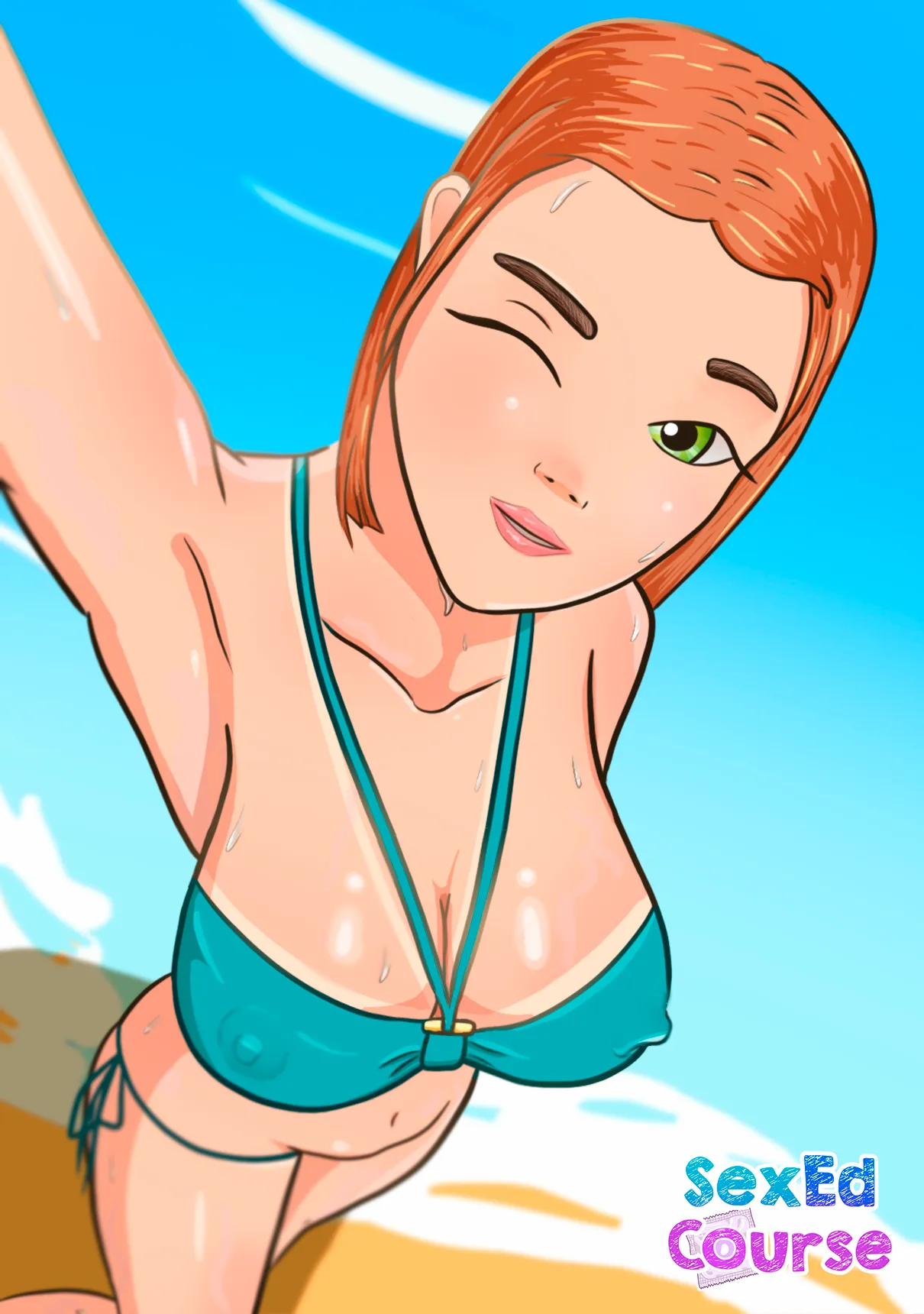 Ms. Ryder forgot to put on sunscreen[SexEd Course](AlmondRaf)