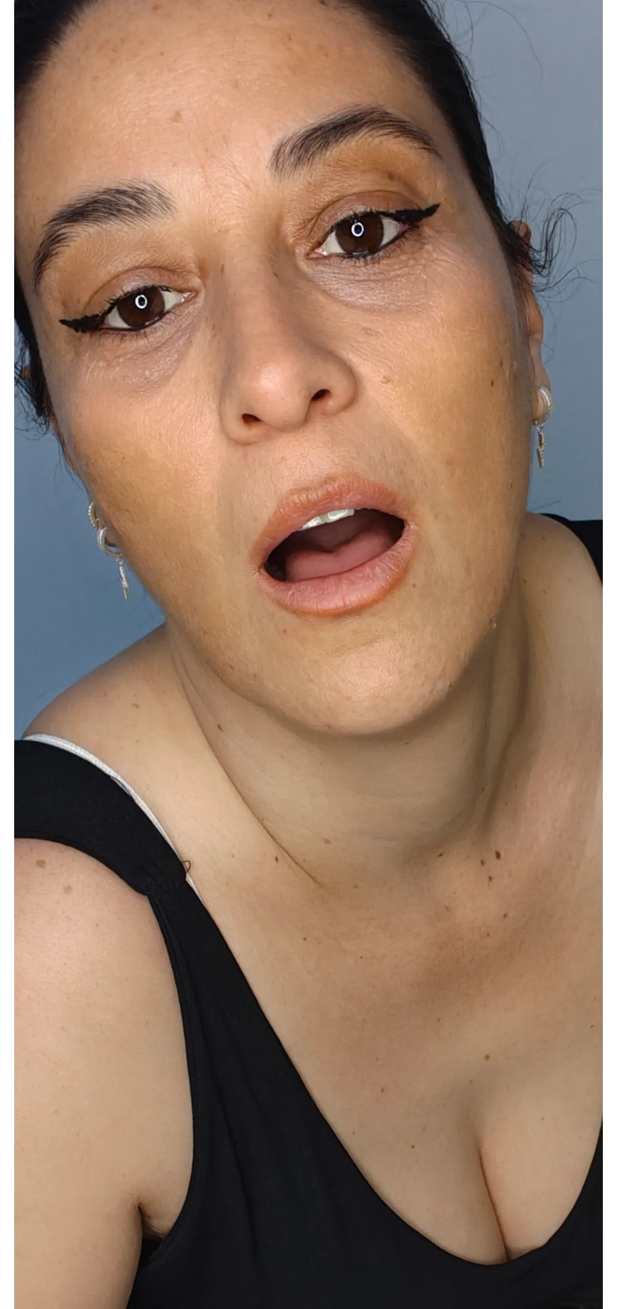 My lips stain your submission.