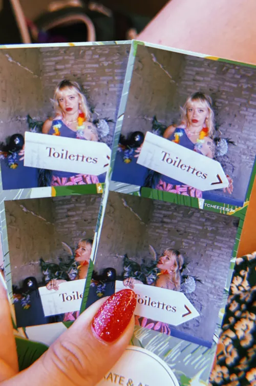 Went to a wedding in France this weekend but of course I thought of you all in the photo booth.. serious question: if I toured in Europe or USA would you book to serve Me? Need to see if the planning is worth My time.