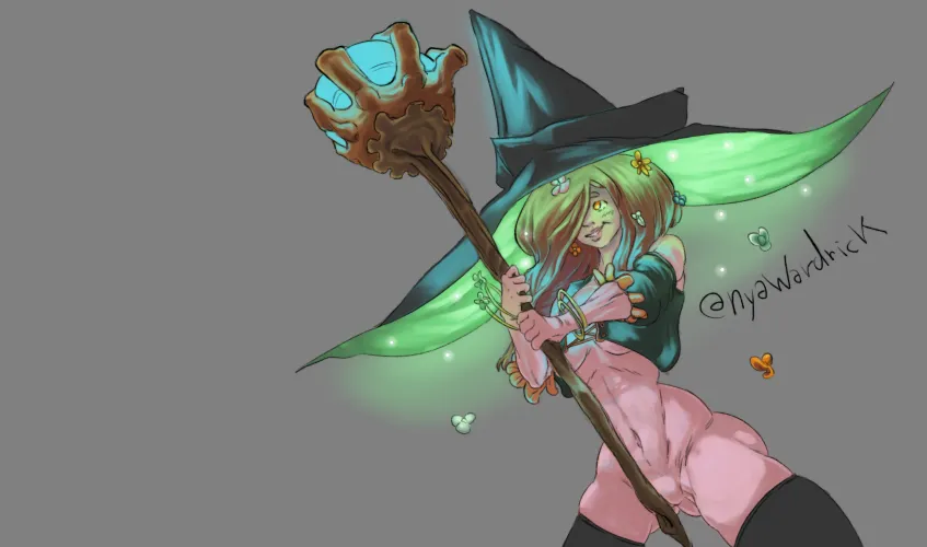 Wizard girl by @Nyawardrick (me)