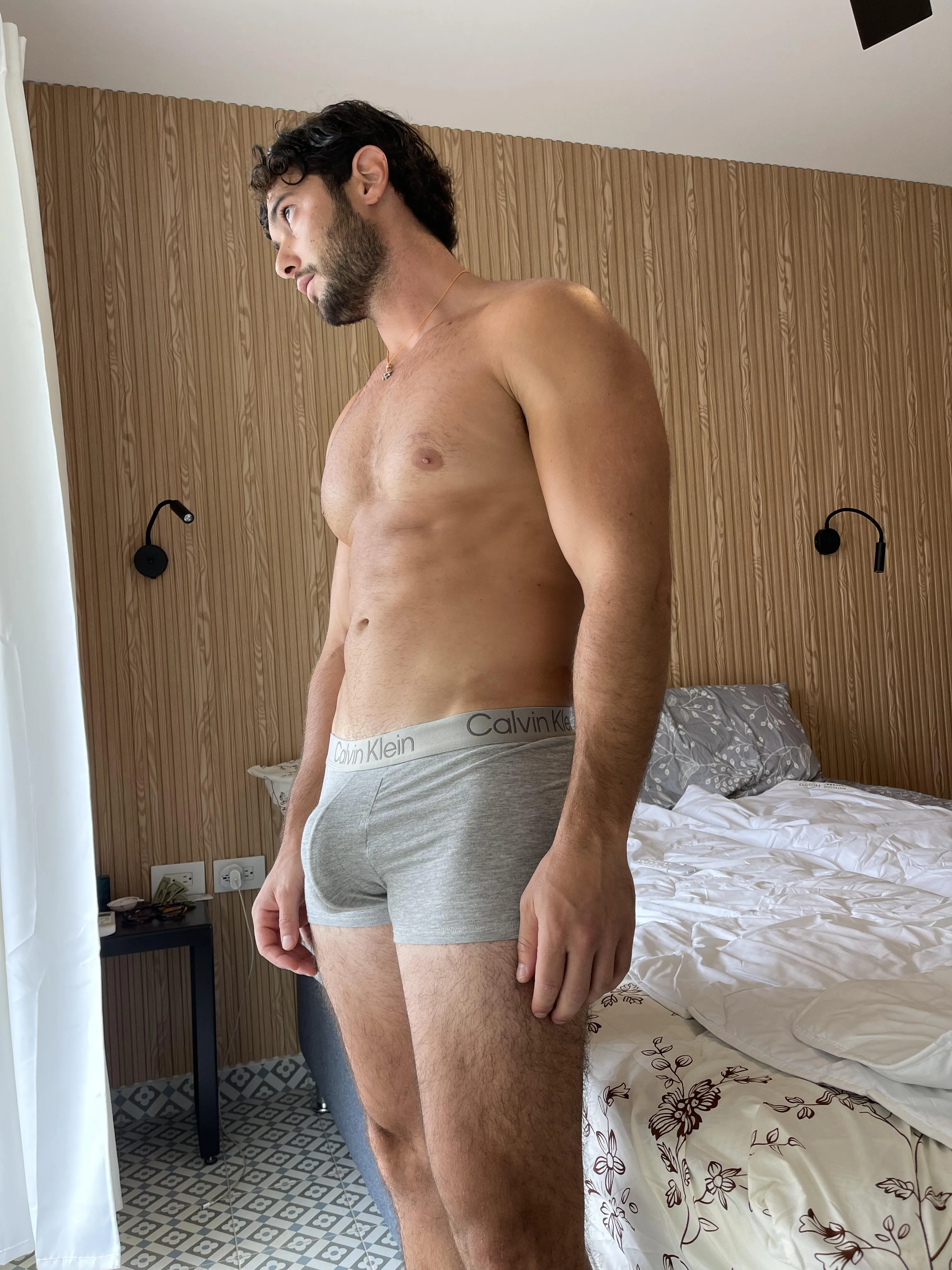 Would you remove my Calvin klein using your teeth?