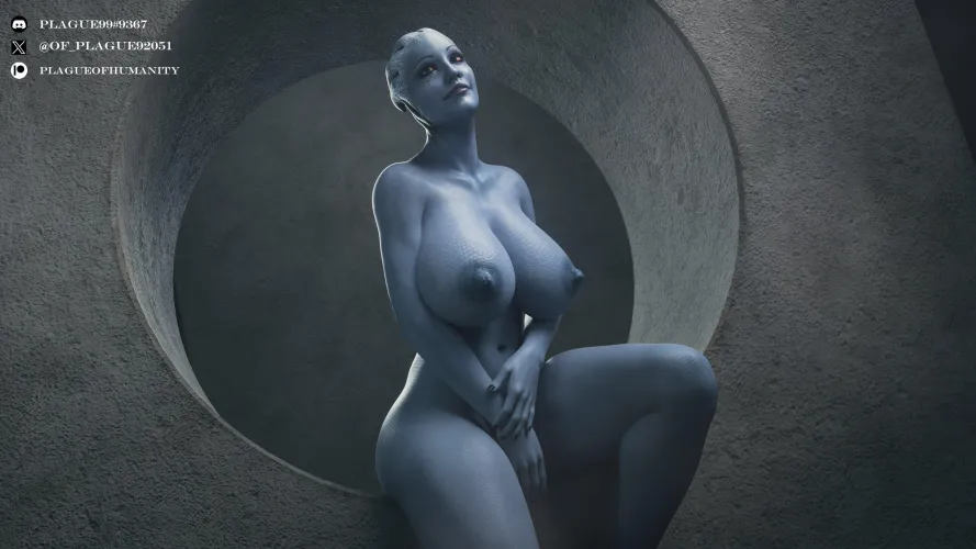 Liara's massive melons (Plagueofhumanity)