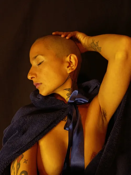 Alternative girl with attitude and moody