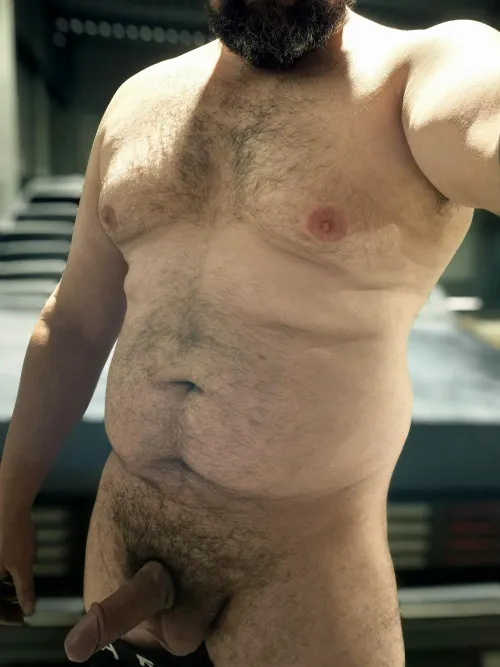 Chubby and hairy