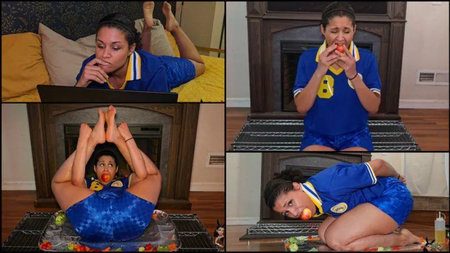 Custom: Yellowjacket Soccer Girl cooked for Dinner (Non-Nude)