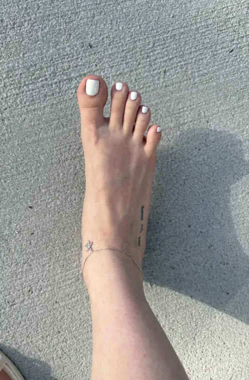 do you like my new anklet?