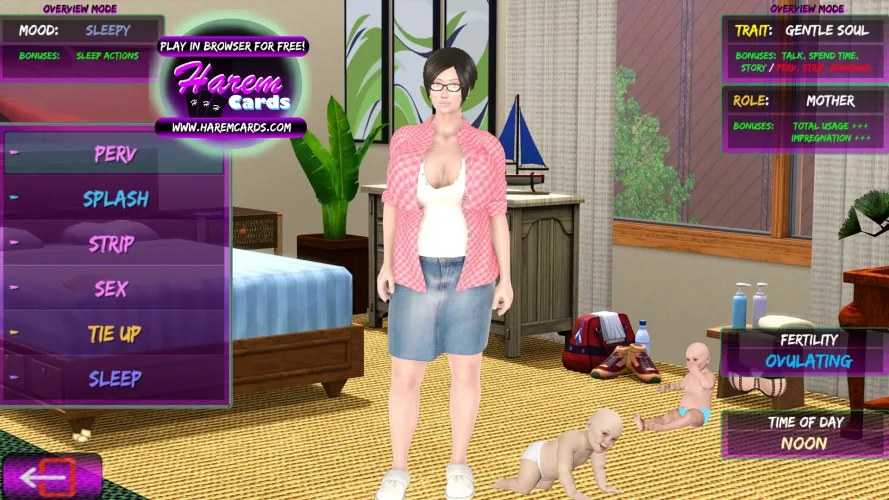 How about some baby ready MILFs for your phone? [HaremCards]