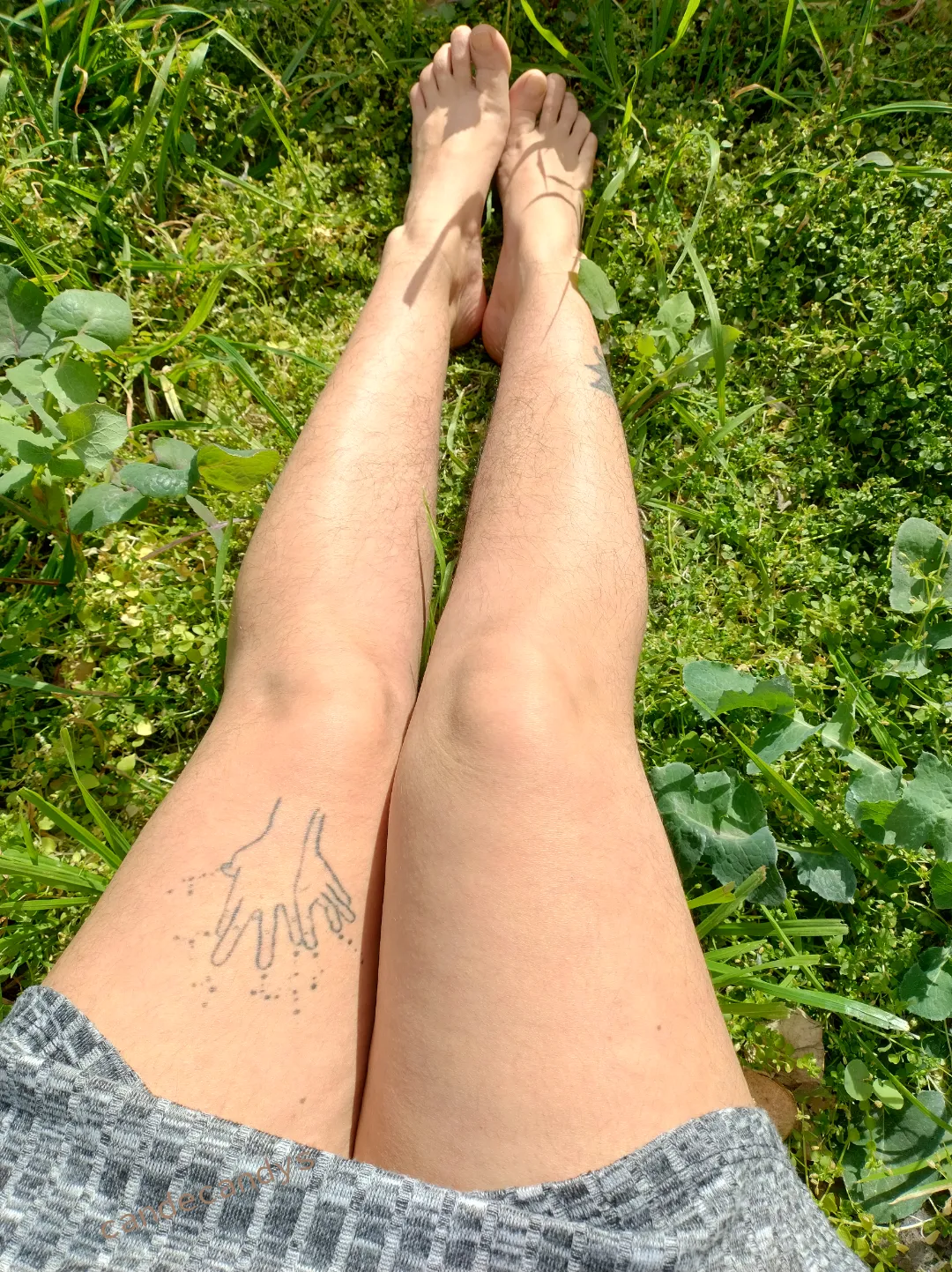 I love how warm my legs feel in the sun