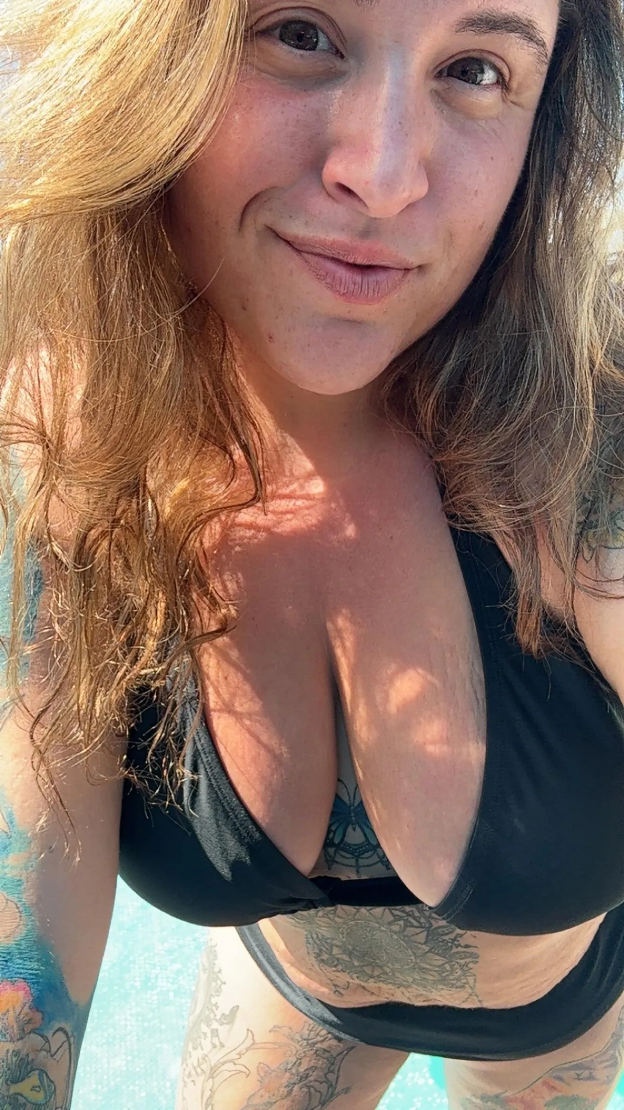 It’s a beautiful sunny day, let’s get naked and swim!