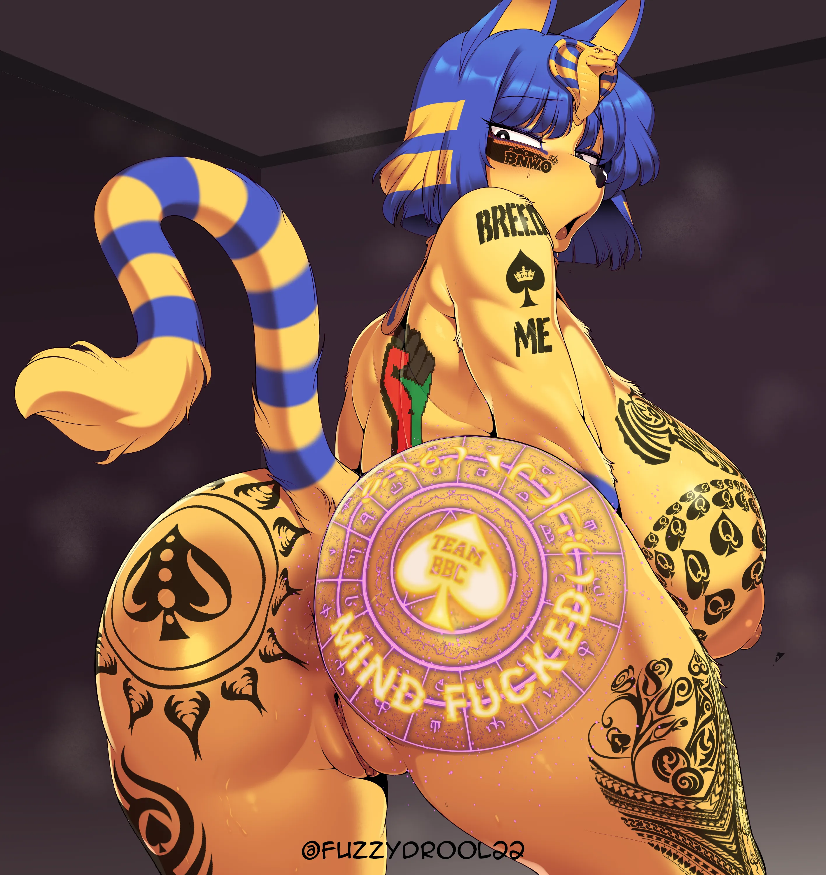 More Blacked Ankha!