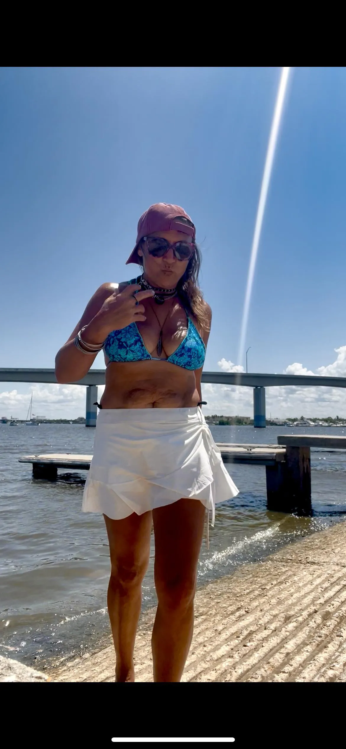 My breasts *barely* fit in this bikini.