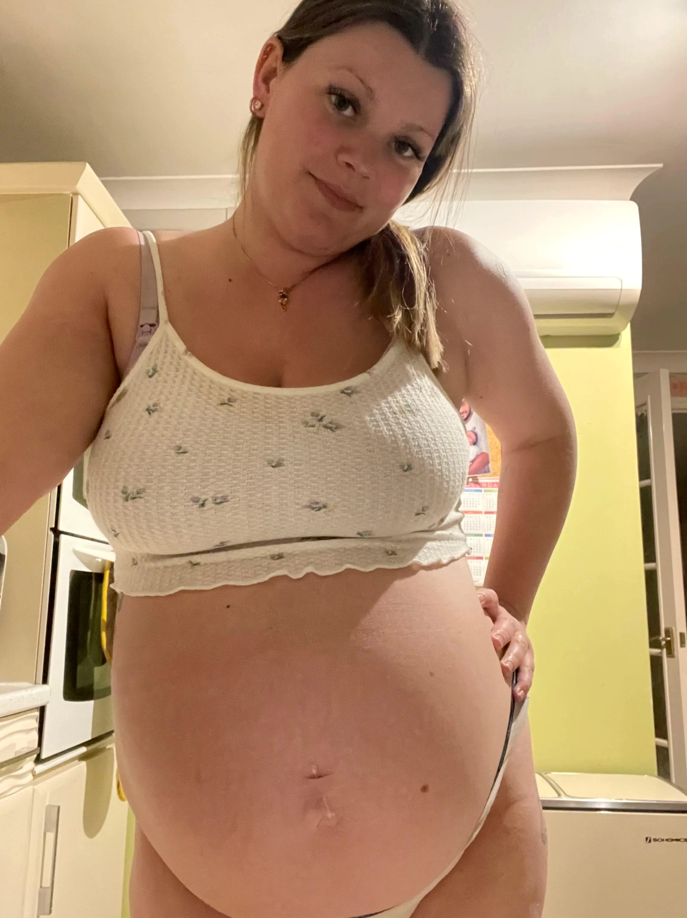 My pregnant tits need more than a bra they need your mouth