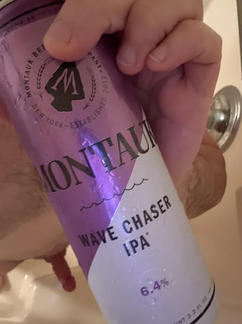 Not chasing waves, just chasing the last shower beer of summer break