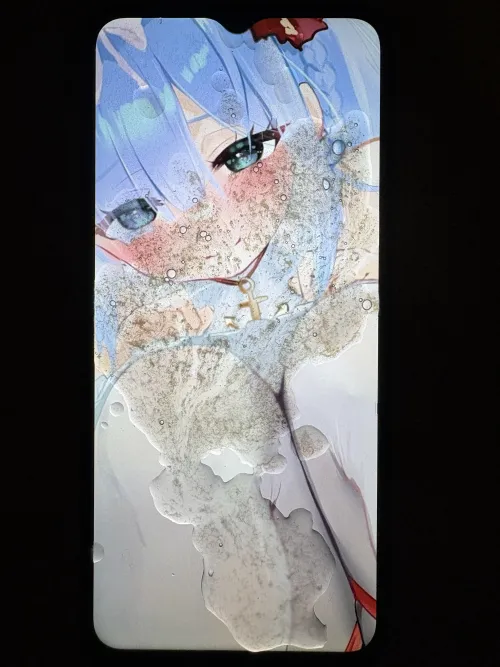 She looks cute with some load on her