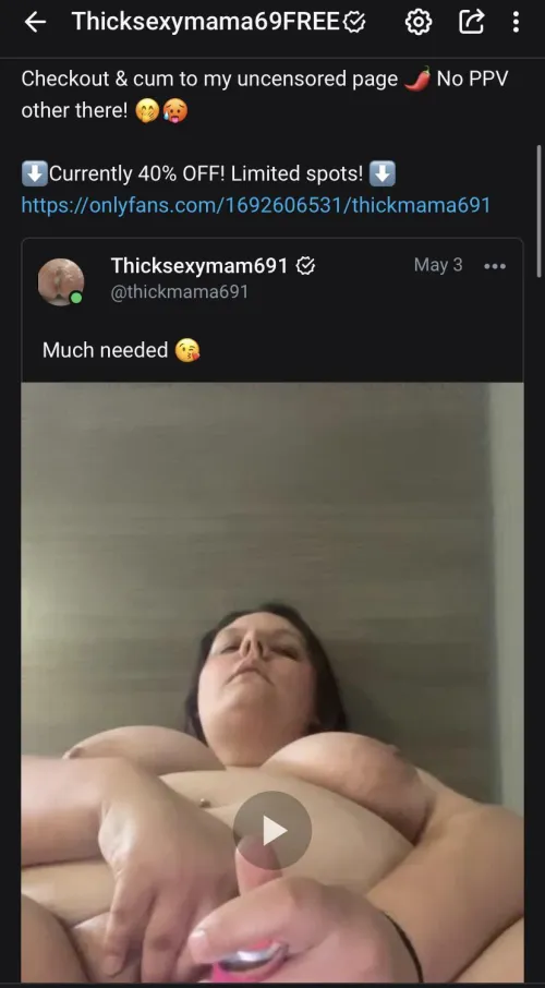Thick 100% natural milf ready to play 😉🌶️