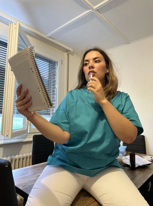 I note: patient with persistent erection